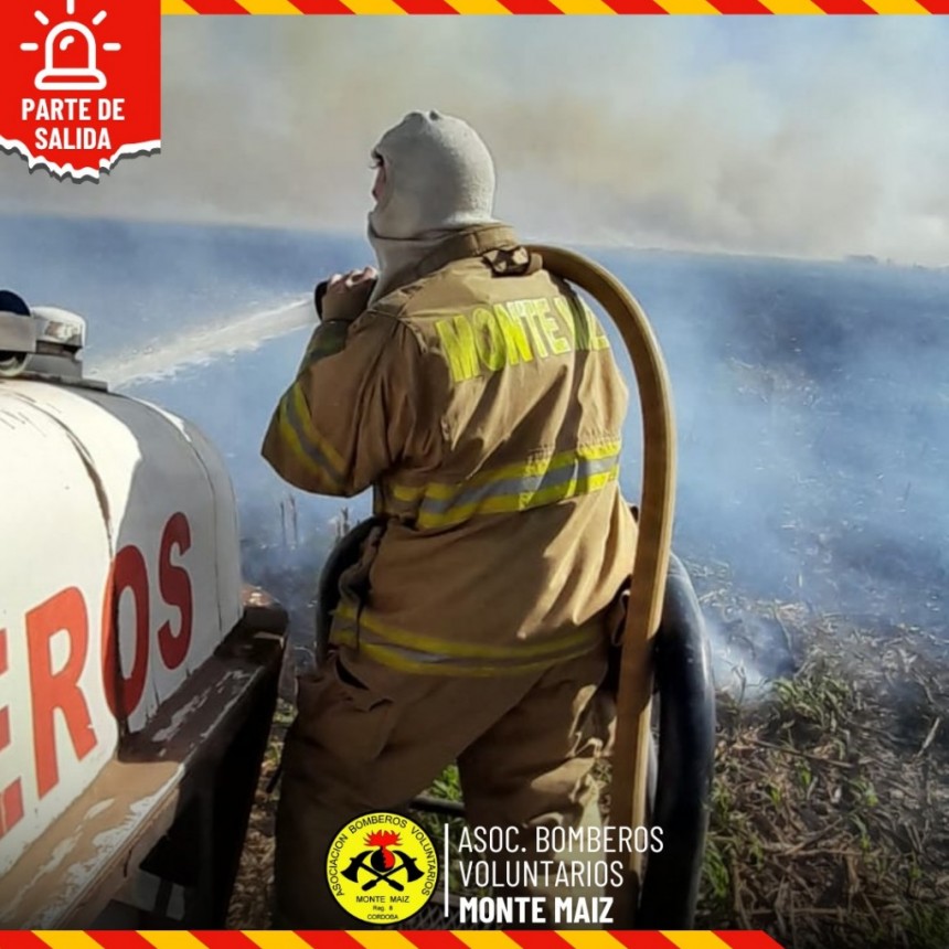 INCENDIO EN ZONA RURAL