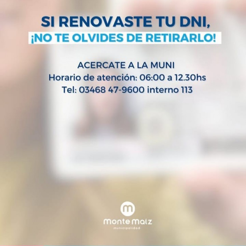 DOCUMENTOS LISTOS PARA RETIRAR