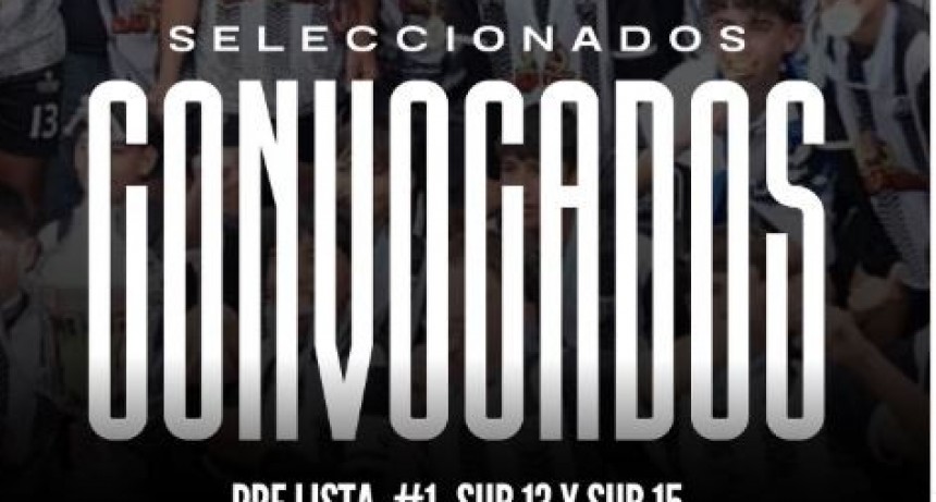 CONVOCADOS A LAS SELECCIONES DE LA BECCAR VARELA