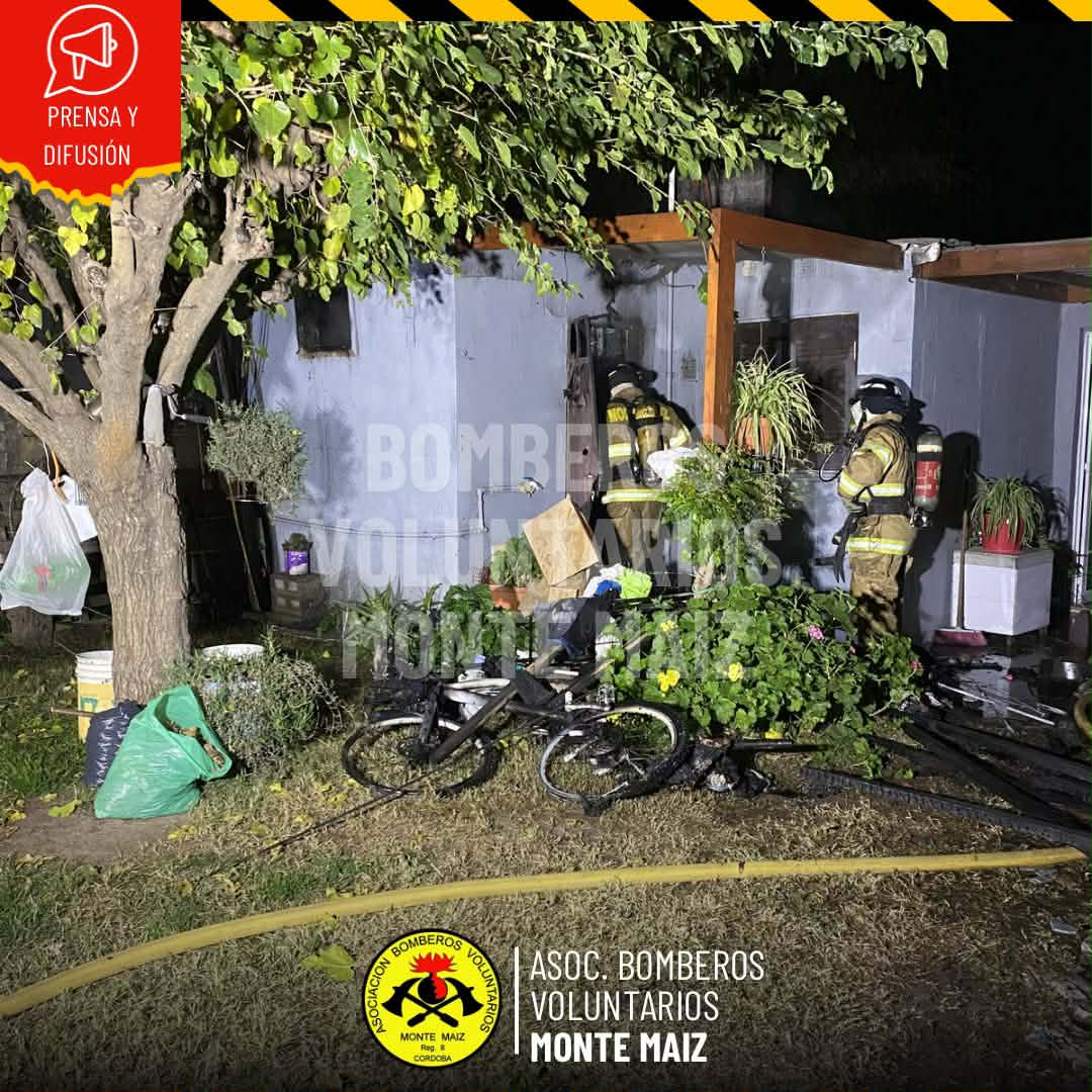 INCENDIO EN LAVADERO DE UNA VIVIENDA