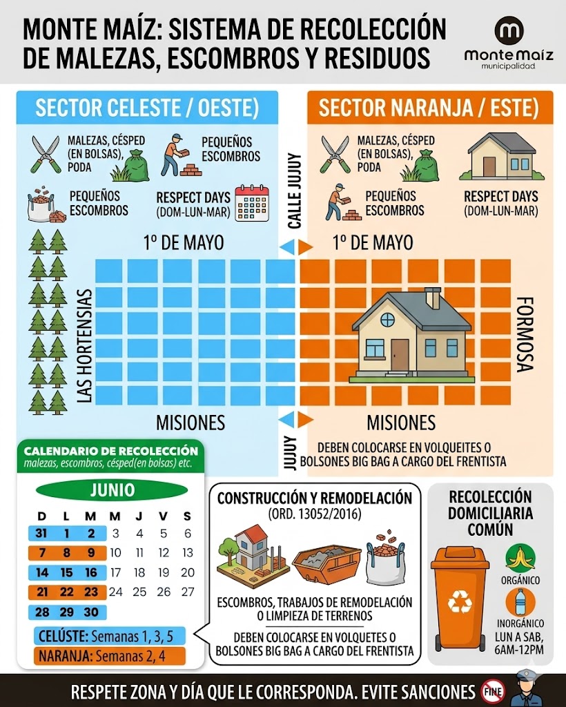 RECOLECCI&Oacute;N DE RESIDUOS Y MALEZAS