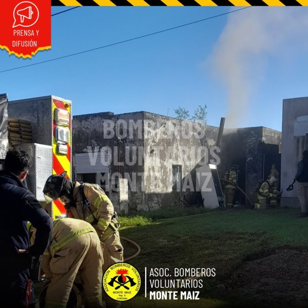 INCENDIO EN VIVIENDA DE BARRIO GOBATO