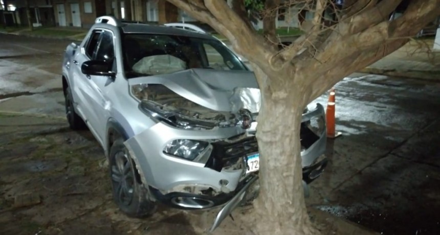 ACCIDENTE DE TRÁNSITO EN SOLITARIO EN EL CENTRO