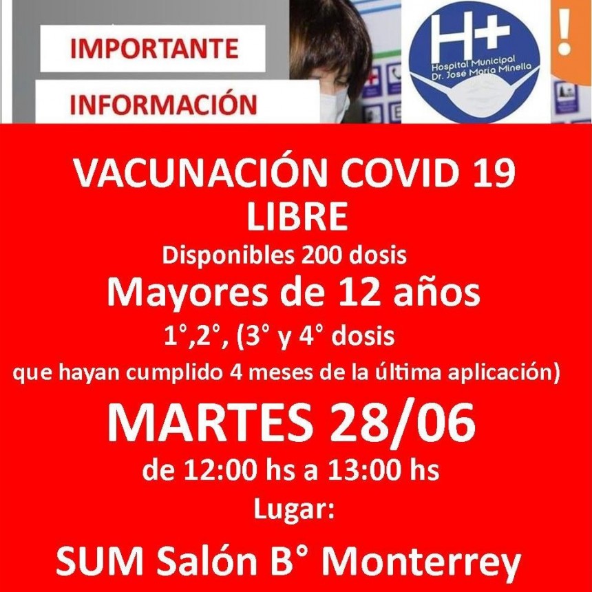 VACUNACIÓN PARA COVID-19