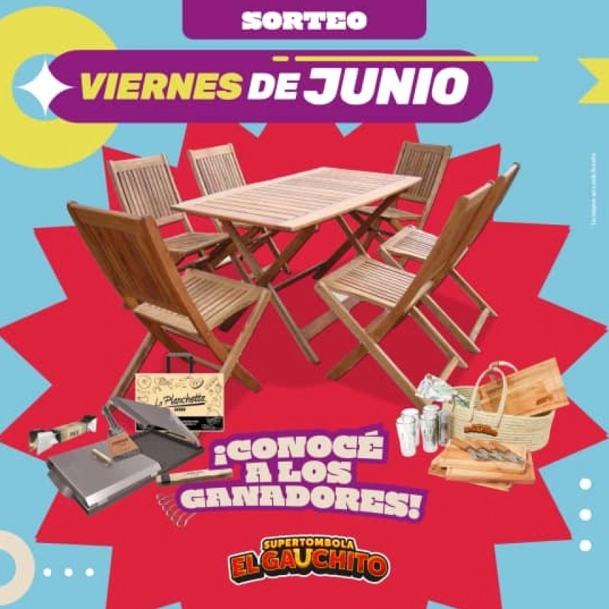 SORTEO DE LOS VIERNES DE JUNIO