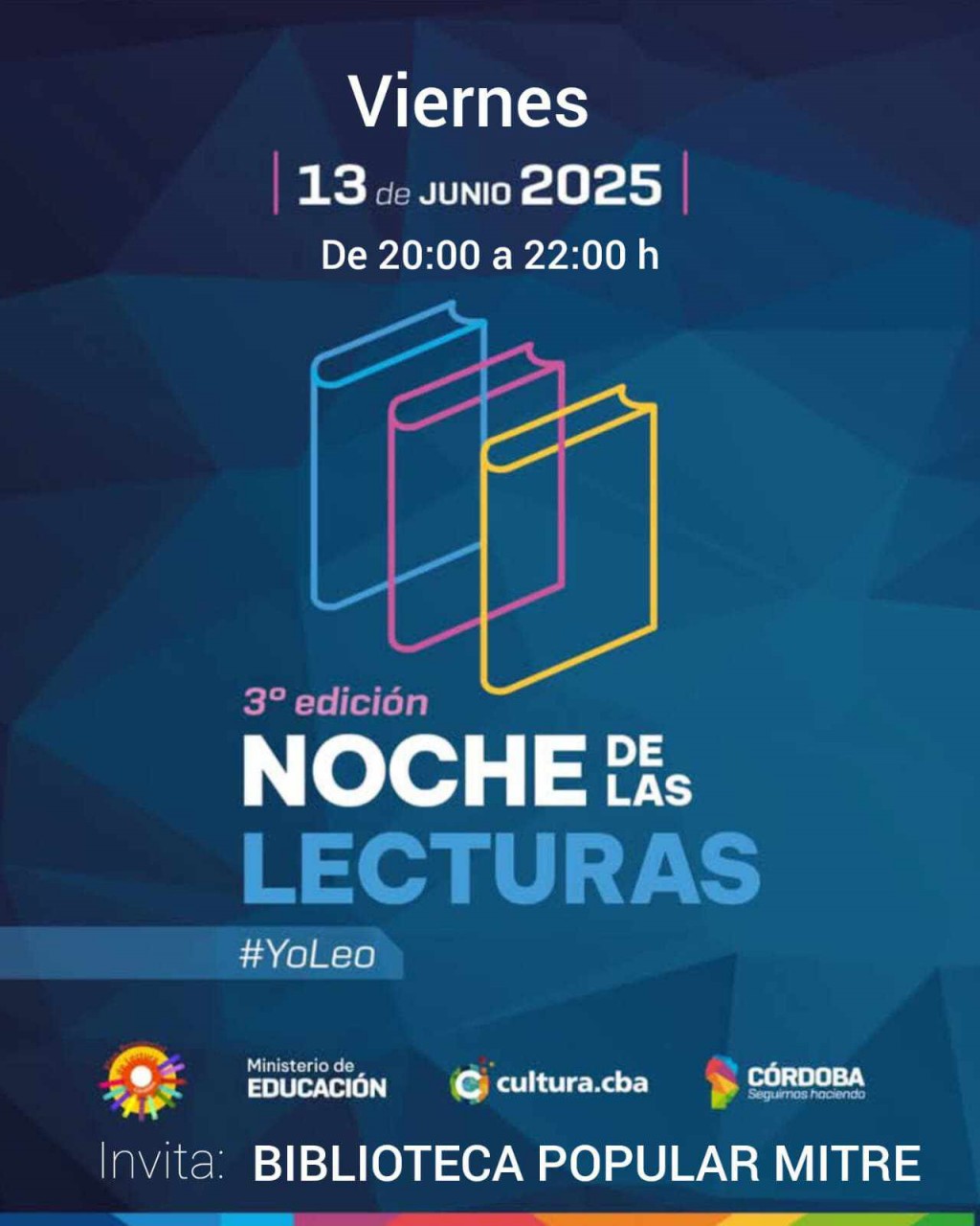 TERCERA EDICIÓN DE NOCHE DE LAS LECTURAS