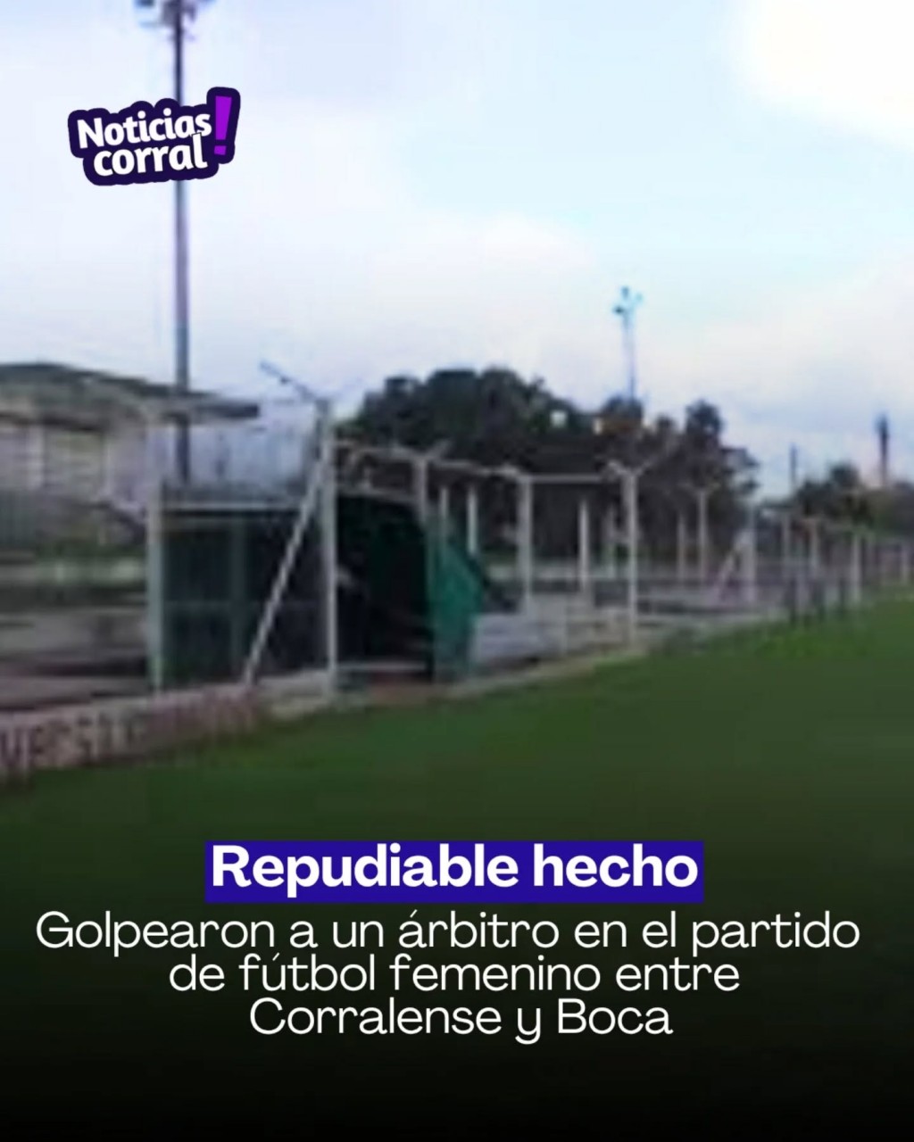 ÁRBITRO DE MONTE MAÍZ AGREDIDO