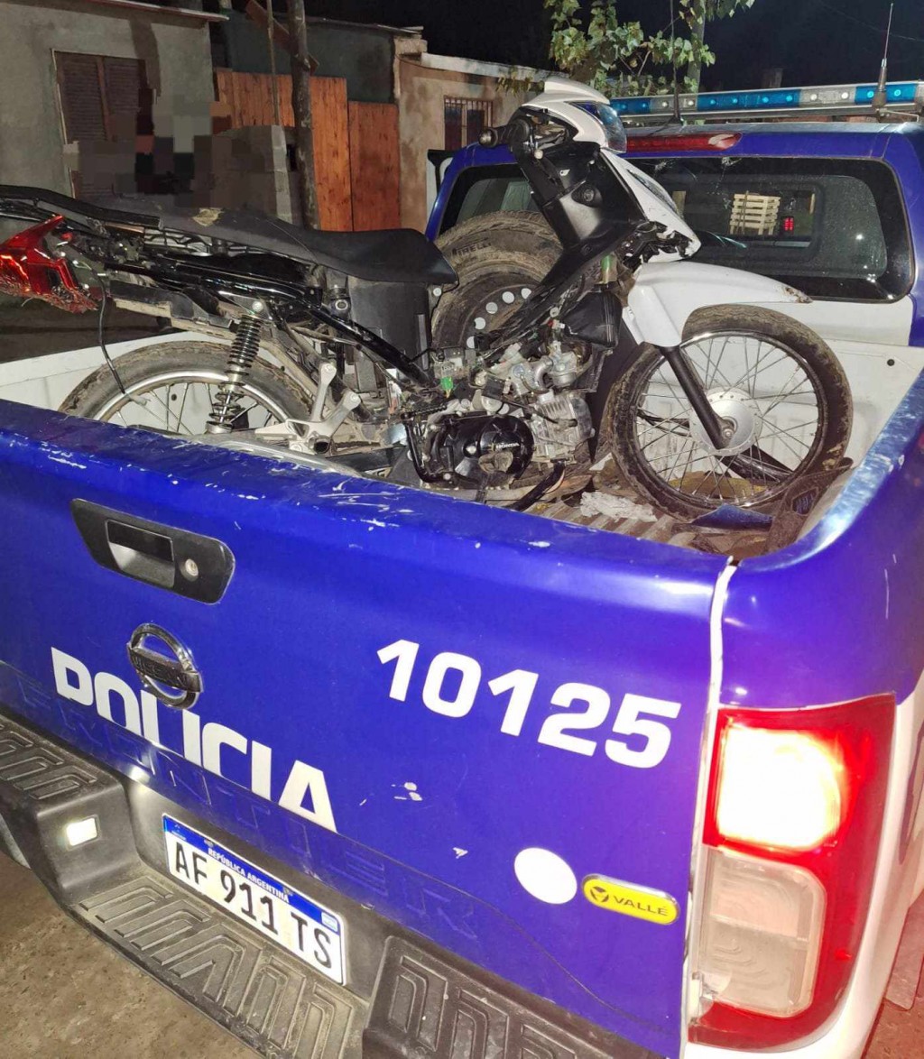 ROBO Y RECUPERO DE MOTO EN BELL VILLE