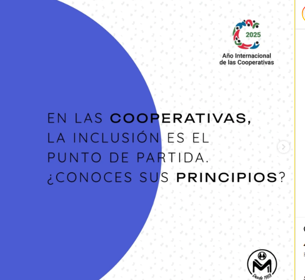 COOPERATIVAS: INCLUSIÓN COMO PUNTO DE PARTIDA