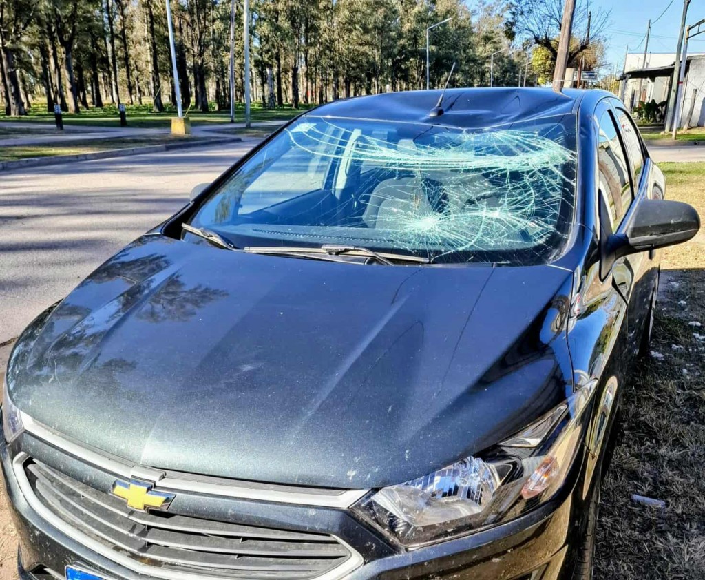 PASCANAS; ANDABA POR LOS TECHOS Y CAYÓ DENTRO DE UN TALLER