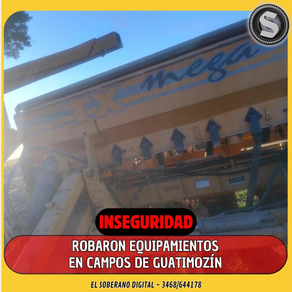 ROBOS EN DOS CAMPOS DE GUATIMOZÍN