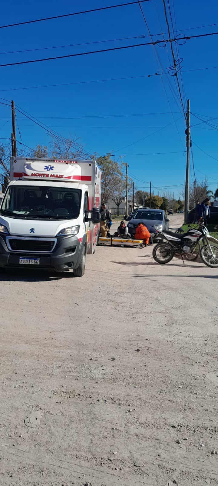 CAÍDA EN SOLITARIO DE LA MOTO