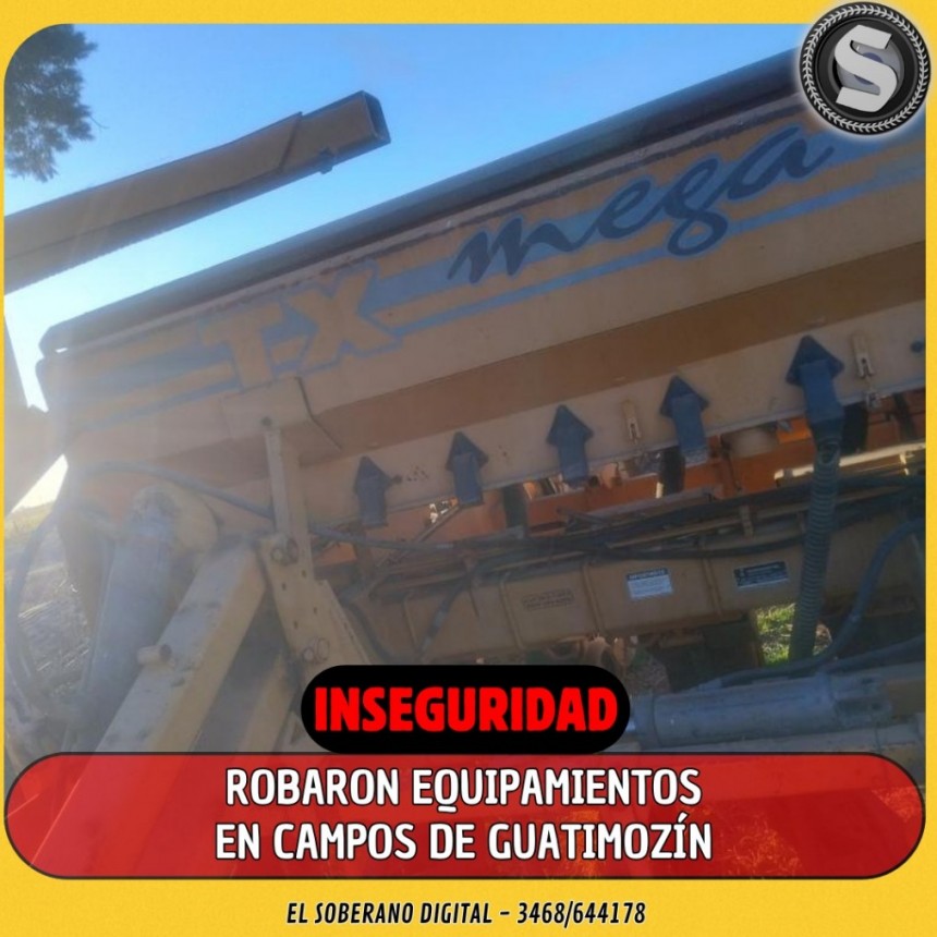 ROBOS EN DOS CAMPOS DE GUATIMOZÍN