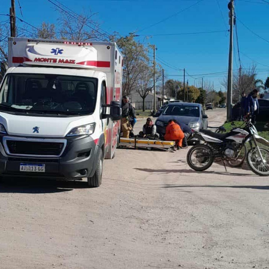 CAÍDA EN SOLITARIO DE LA MOTO