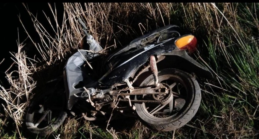 POLICÍA DE LABORDE RECUPERÓ MOTO ROBADA