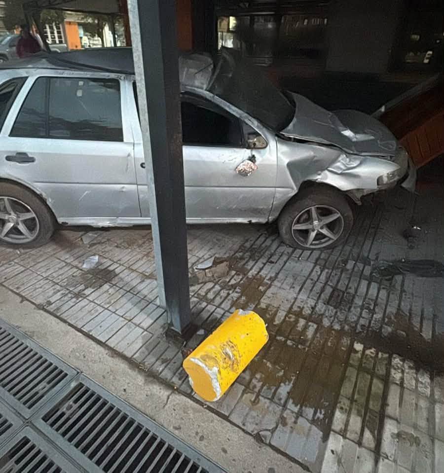 VIOLENTO CHOQUE EN LABORDE
