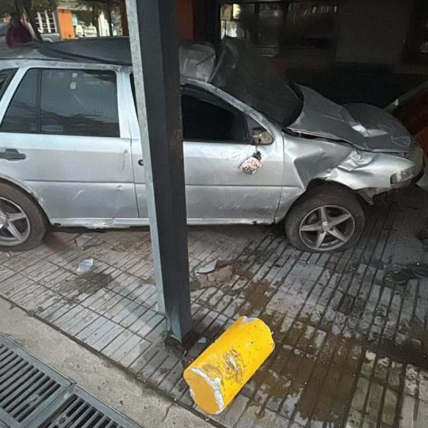 VIOLENTO CHOQUE EN LABORDE