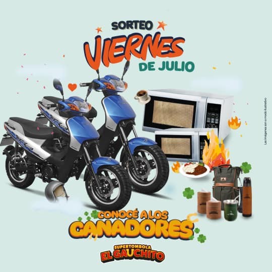 GANADORES DEL ÚLTIMO VIERNES DE JULIO