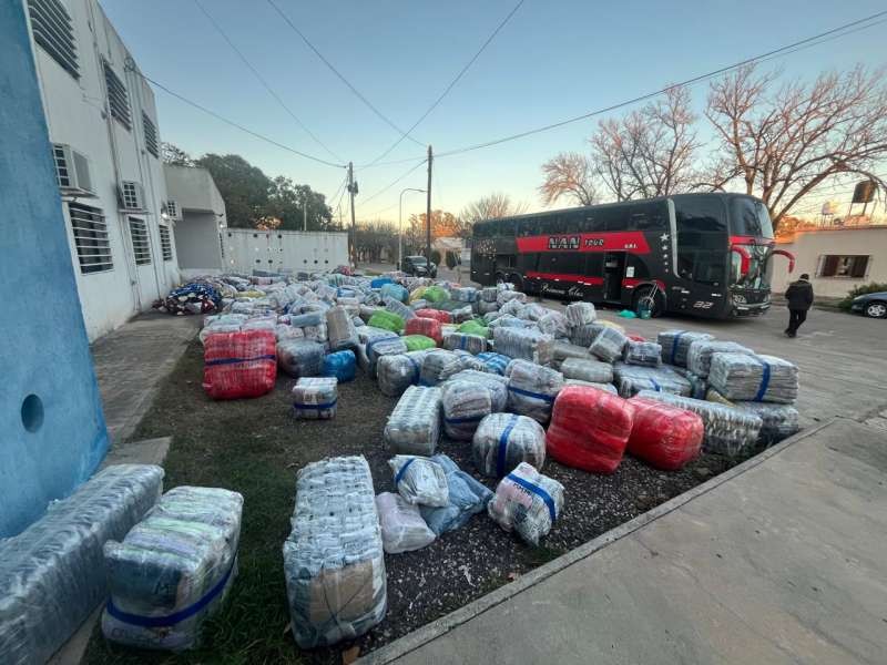 TRANSPOERTE IRREGULAR DE MERCADERÍA TEXTIL