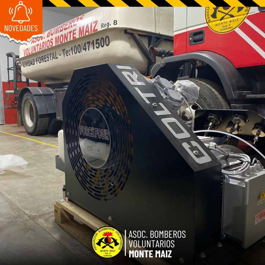 YA EST{A OPERATIVO EL NUEVO COMPRESOR DE BOMBEROS