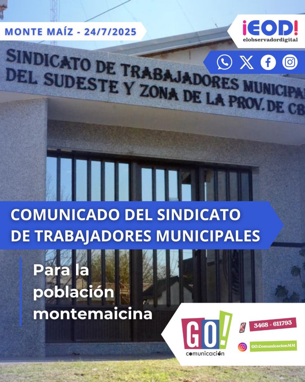 PARO DE EMPLEADOS MUNICIPALES