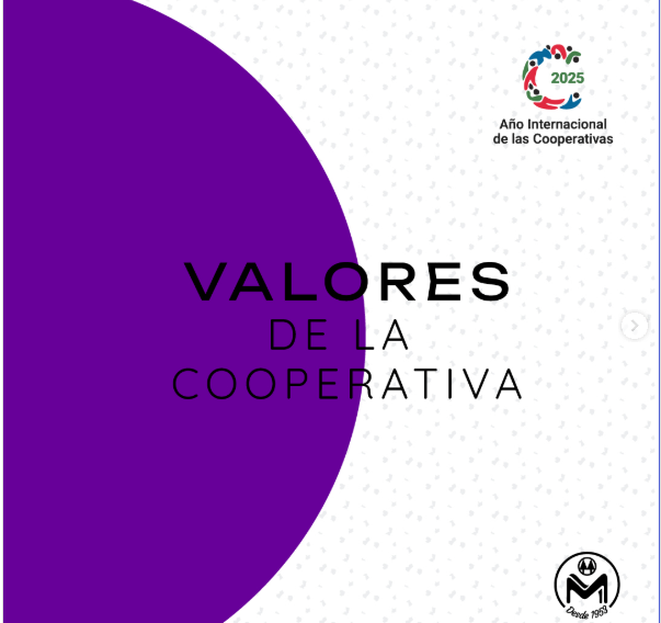 LOS VALORES DE LA COOPERATIVA