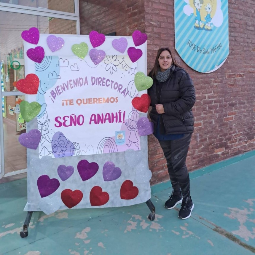 NUEVA DIRECTORA EN EL JARDÍN JOSÉ DE SAN MARTÍN