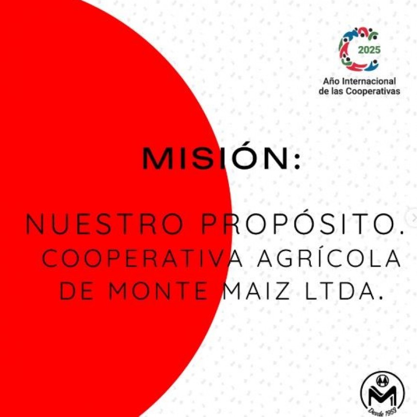 LA MISIÓN DE UNA COOPERATIVA