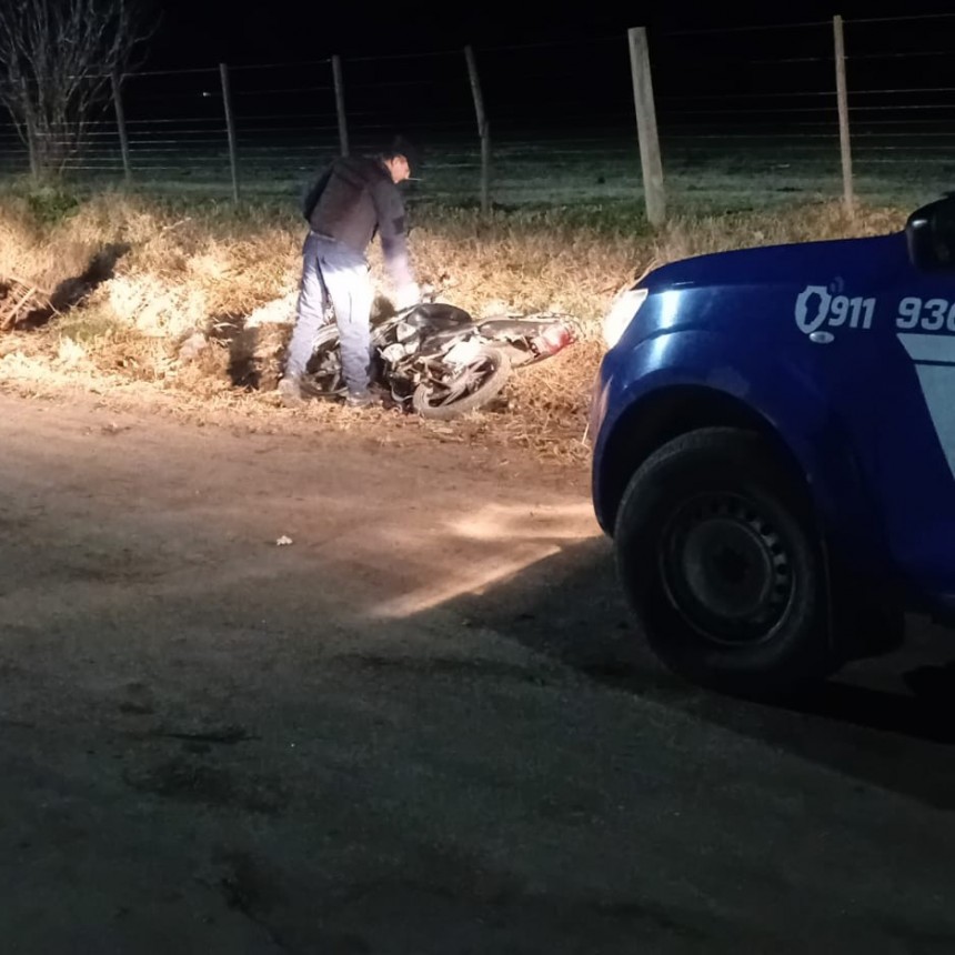 LABORDE: ROBO Y RECUPERO DE MOTOCICLETA