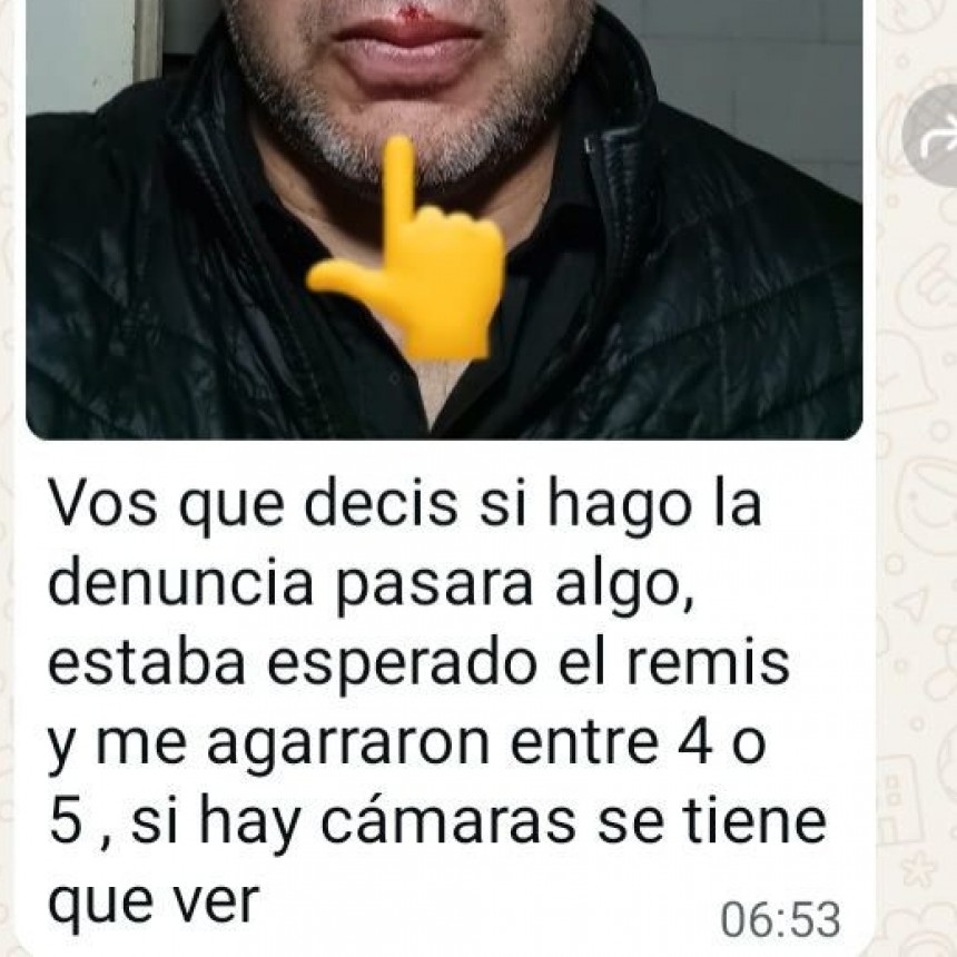 LO PATOTEARON EN CORRAL DE BUSTOS
