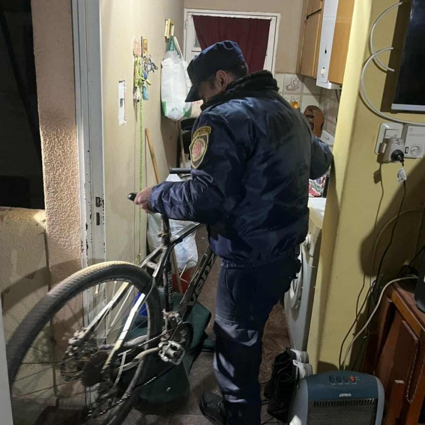 RECUPERAN BICI ROBADA EN POSSE