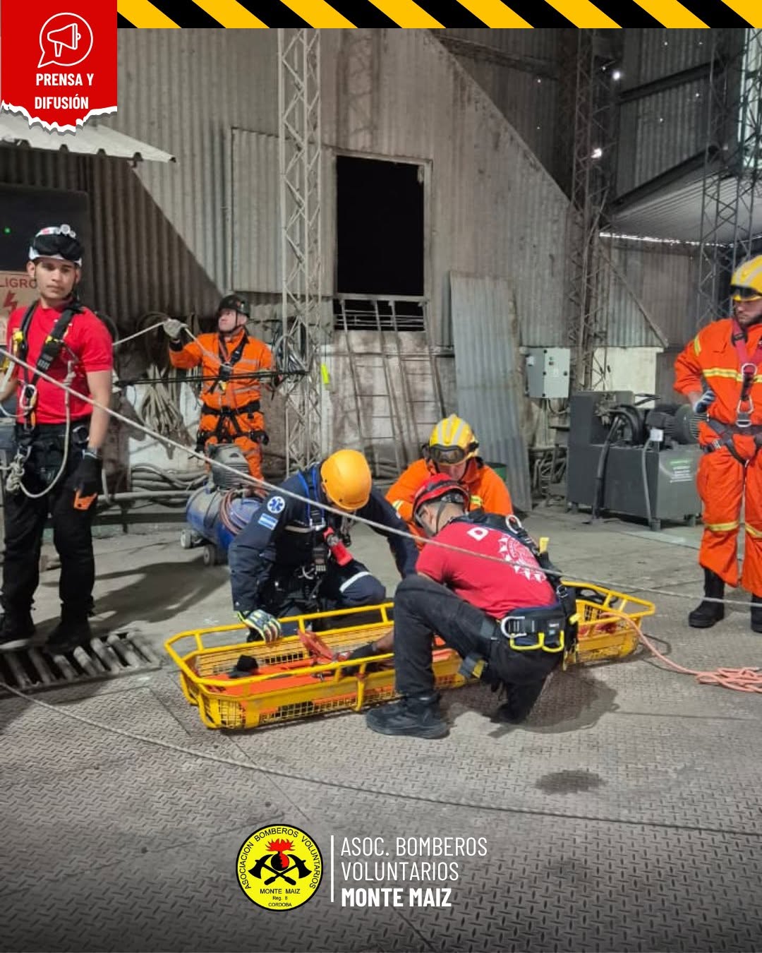 CAPACITACI&Oacute;N EN RESCATE CON CUERDAS