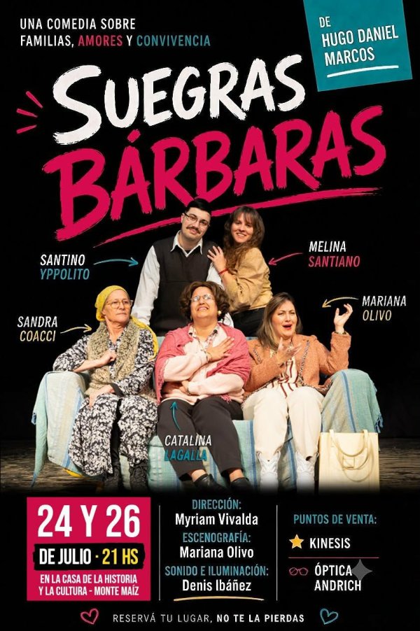 EL GRUPO ANIMARTE PRESENTA: SUEGRAS B&Aacute;RBARAS