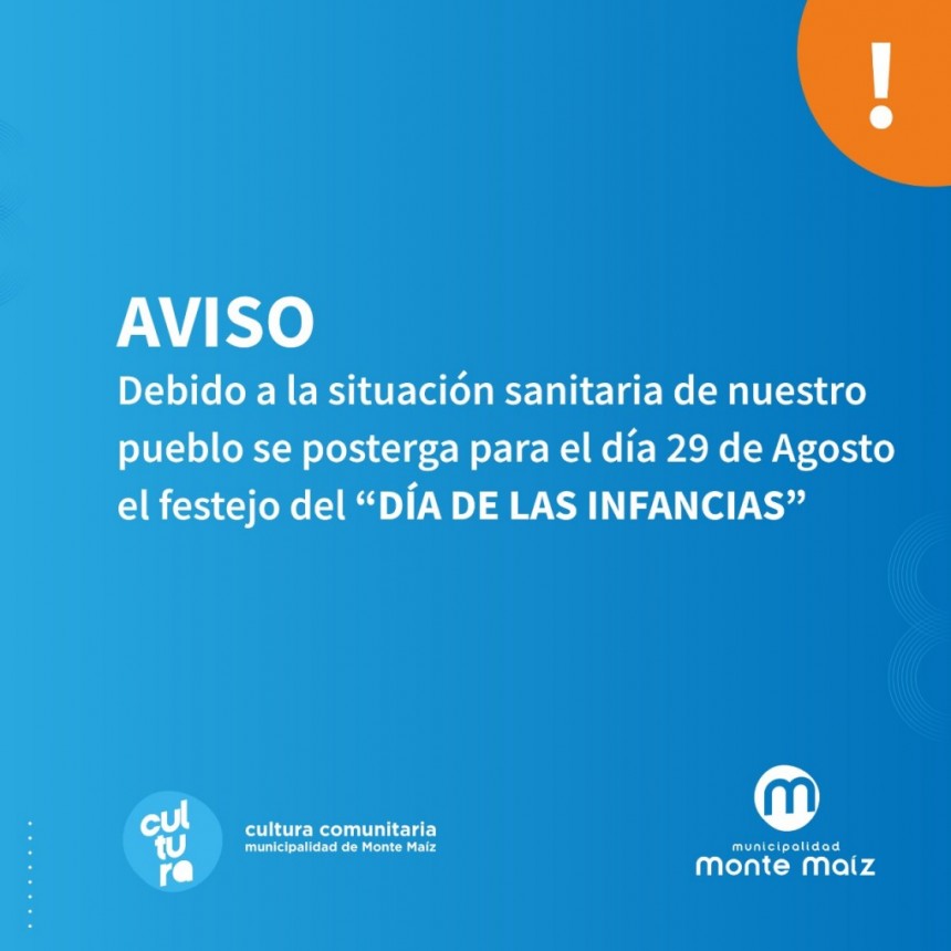 DÍA DE LA NIÑEZ POSTERGADO 
