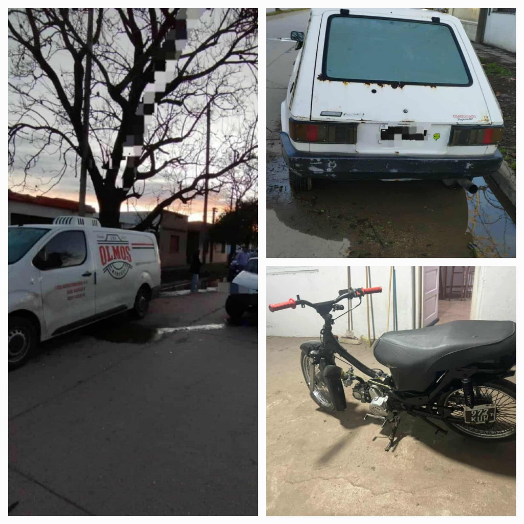 BELL VILLE: CHOCÓ CON AUTO ESTACIONADO