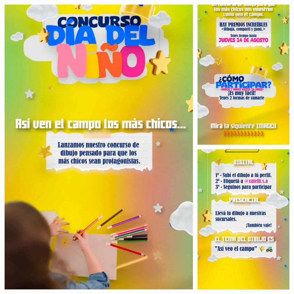 CATELLI S.A. LANZÓ CONCURSO DE DIBUJO INFANTIL