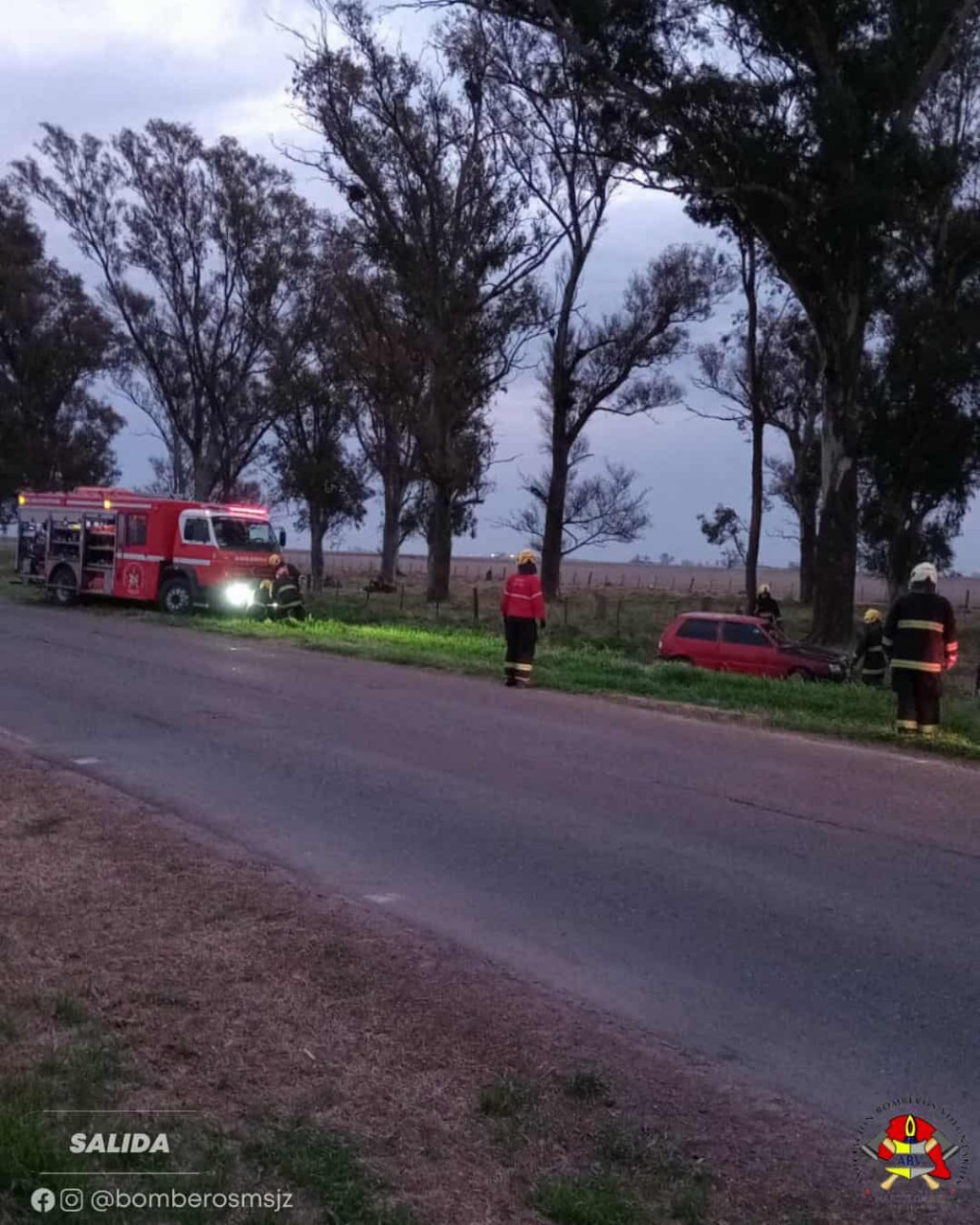 MARCOS JUÁREZ: VUELCO EN SOLITARIO EN RUTA 9