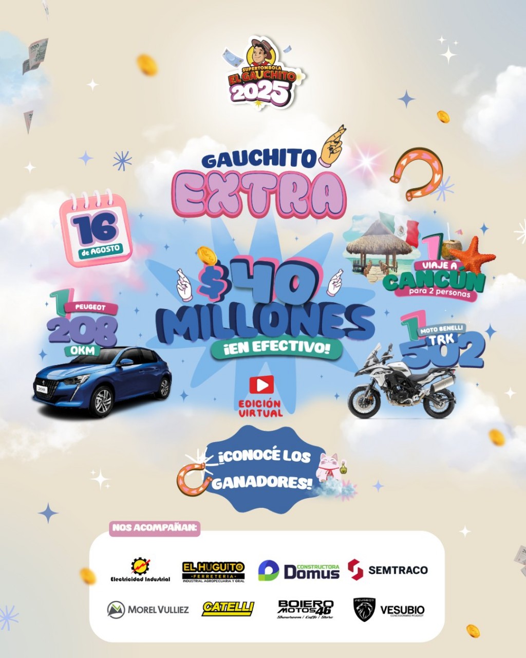 SE SORTEÓ EL GAUCHITO EXTRA EDICIÓN 2025