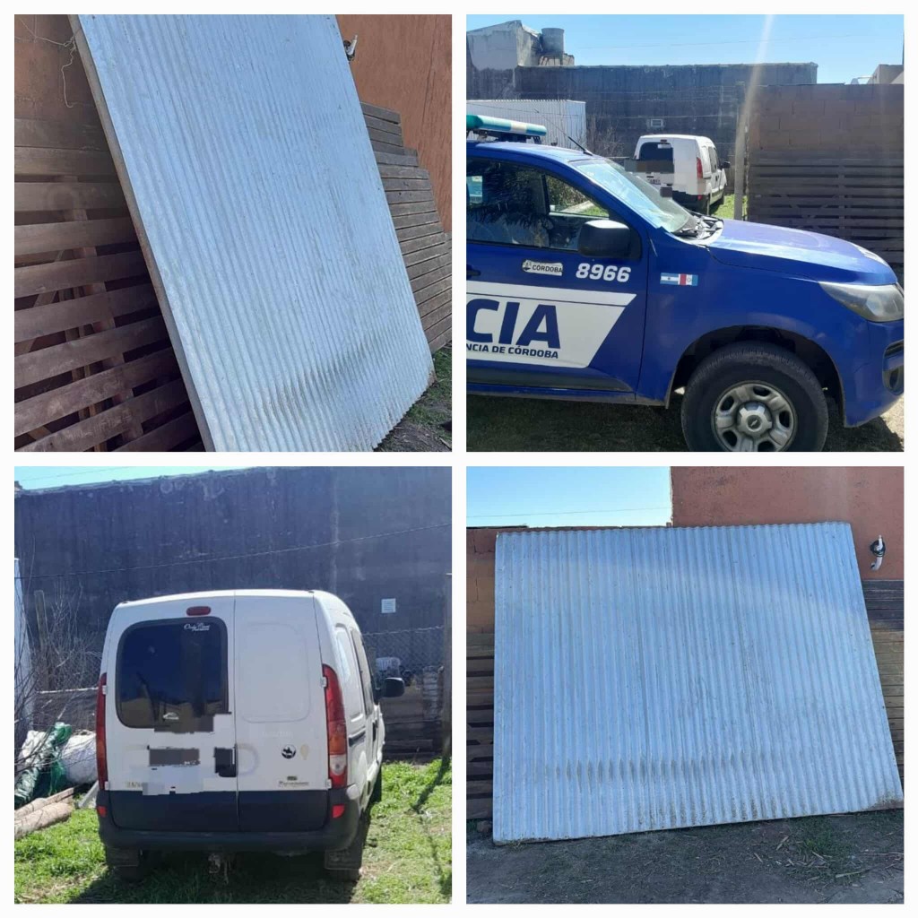 LA POLIACÍA RECUPERÓ UN PORTÓN ROBADO