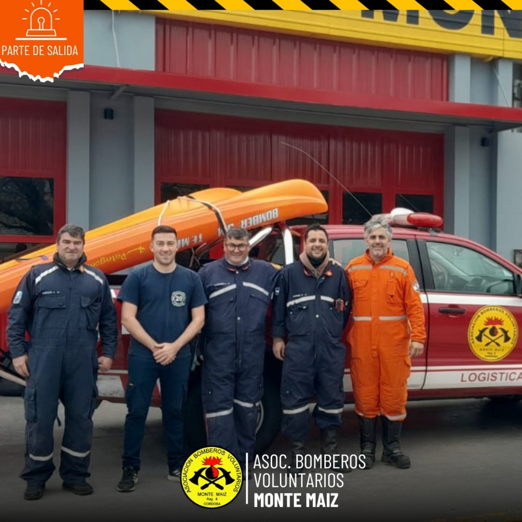 BOMBEROS DE MONTE MAÍZ A CRUZ ALTA