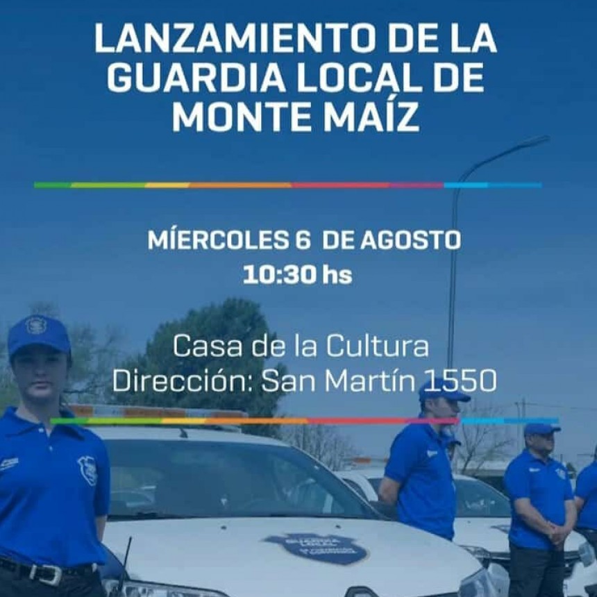 SE INAUGURA LA GUARDIA LOCAL