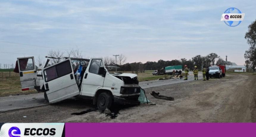UN HOMBRE DE LABORDE FALLECIÓ EN CHOQUE FRONTAL
