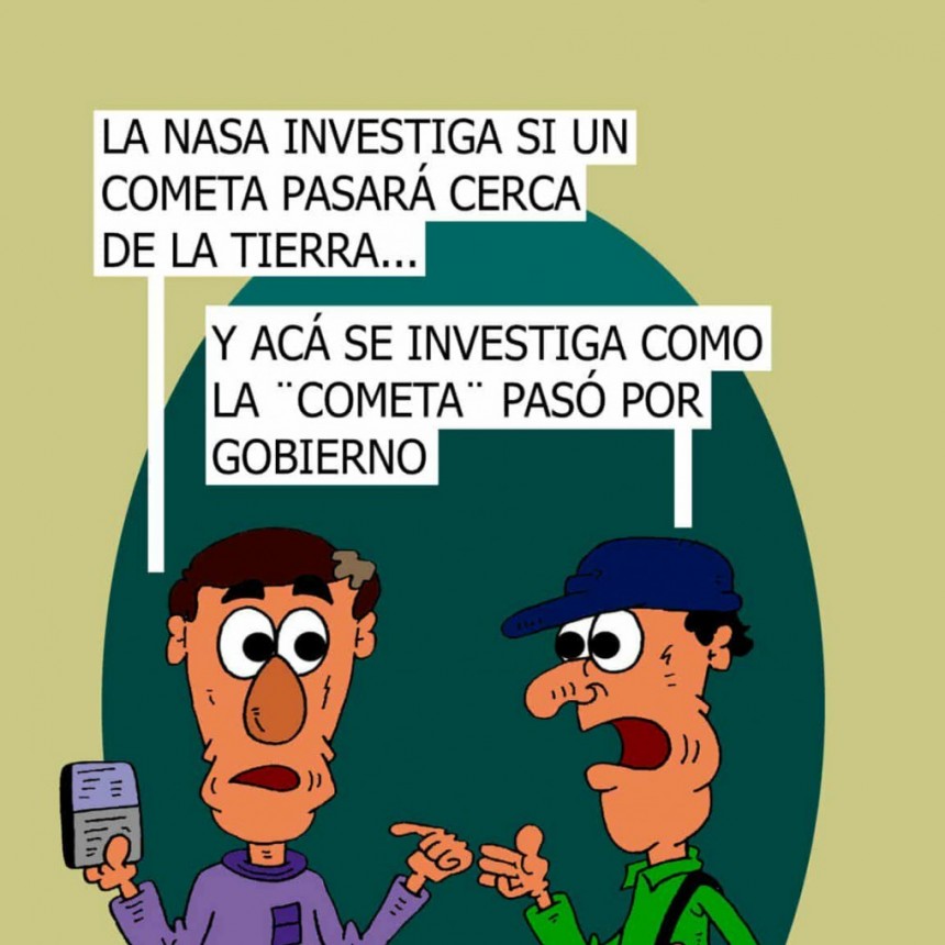 MÁS QUE CUERPOS CELESTES PARAECEN QUE ERAN VERDES