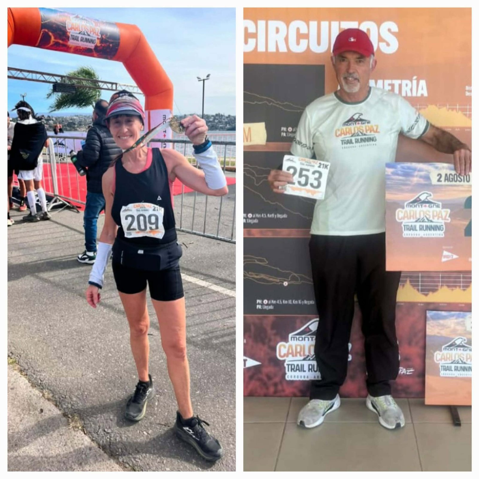 DOS PODIOS LOCALES EN EL TRAIL RUNNING DE CARLOS PAZ