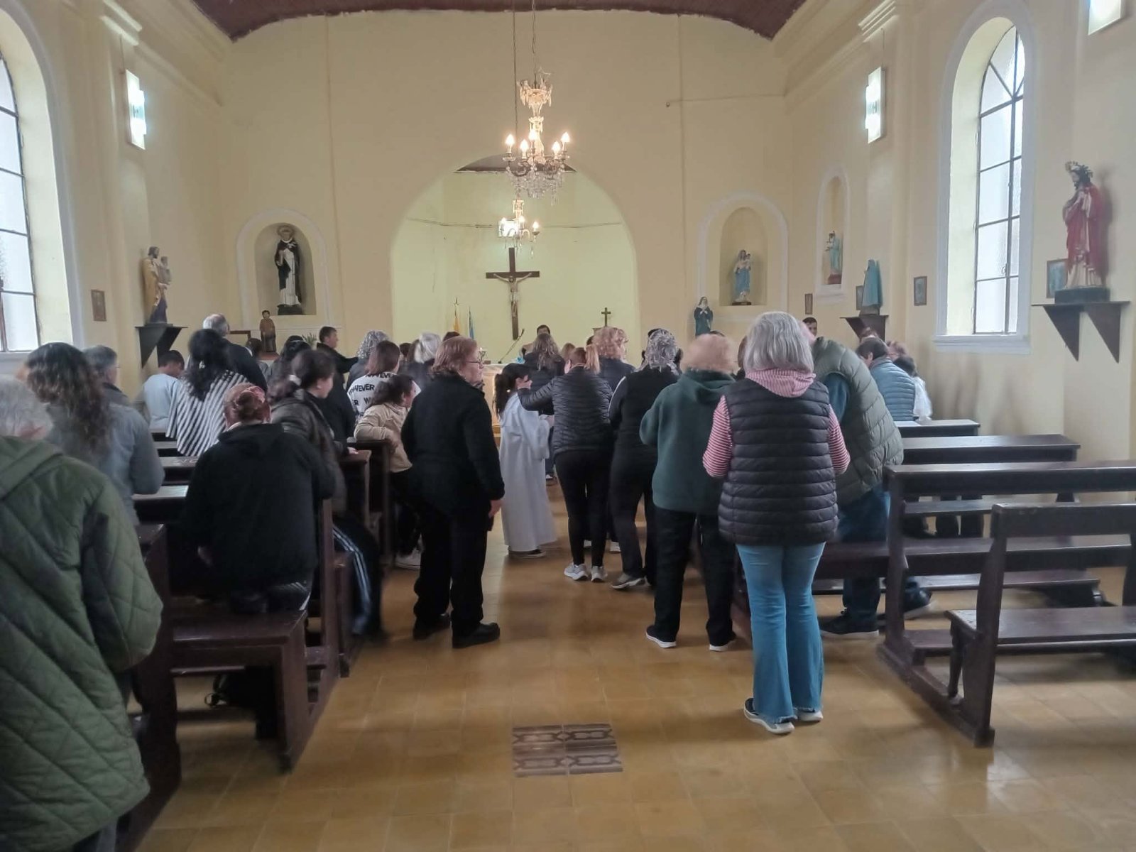 COMENZ&Oacute; LA NOVENA EN COLONIA BARGE