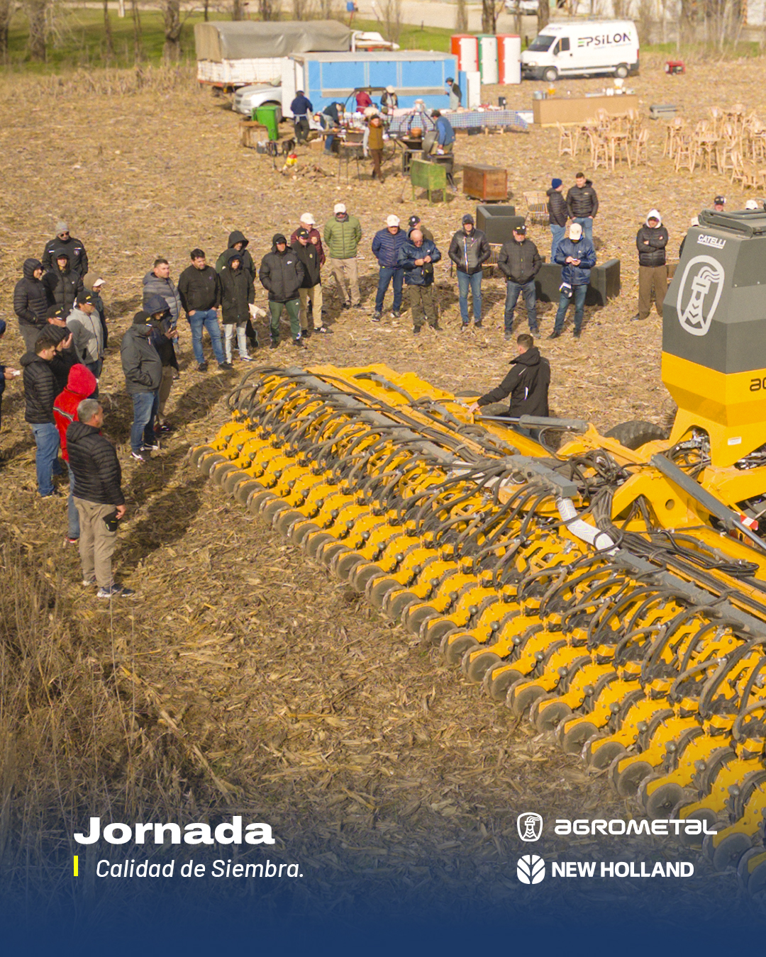 CATELLI Y AGROMETAL EN UNA JORNADA A CAMPO