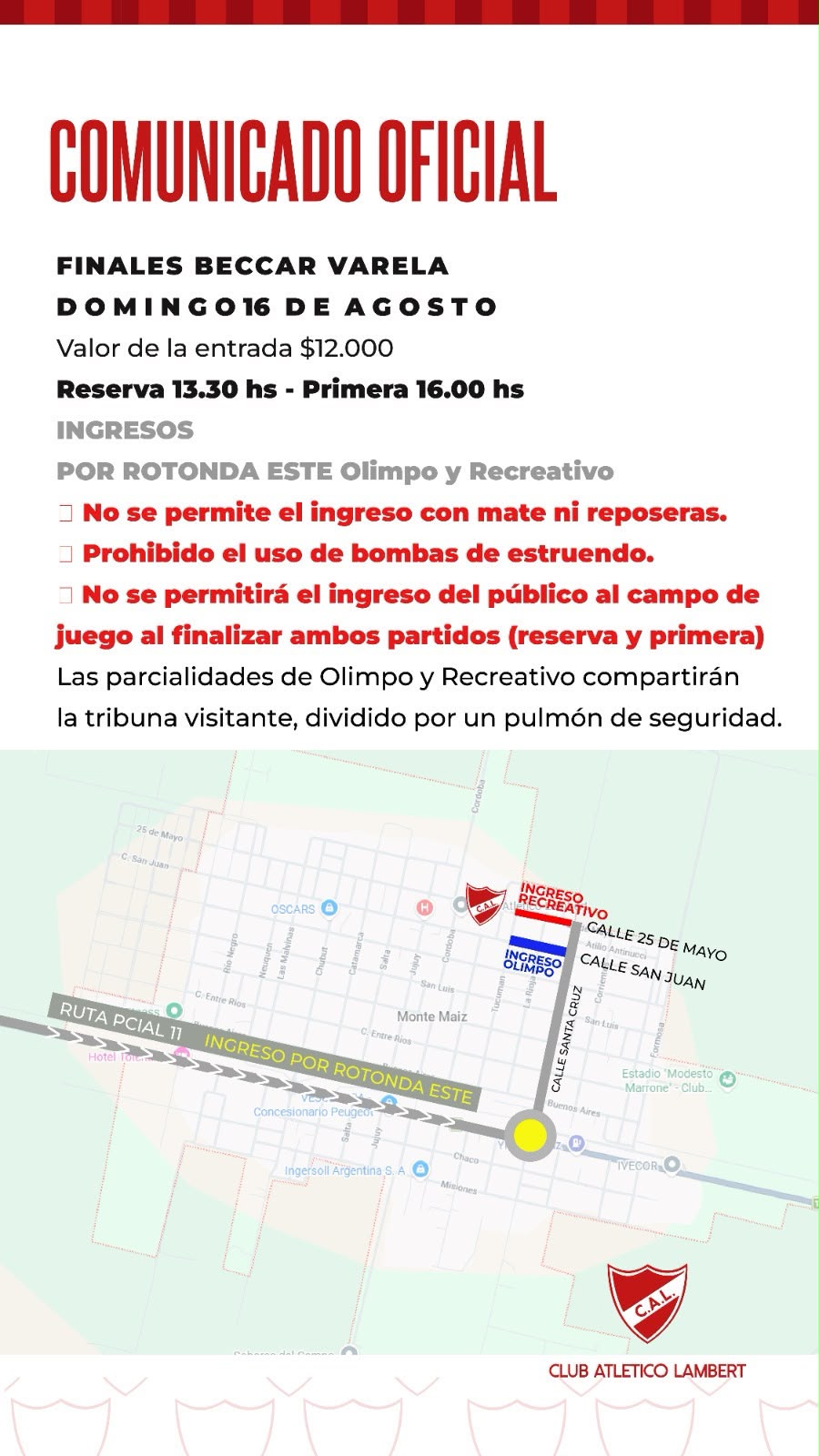 SE DEFINEN LAS FINALES DE LA BECCAR VARELA