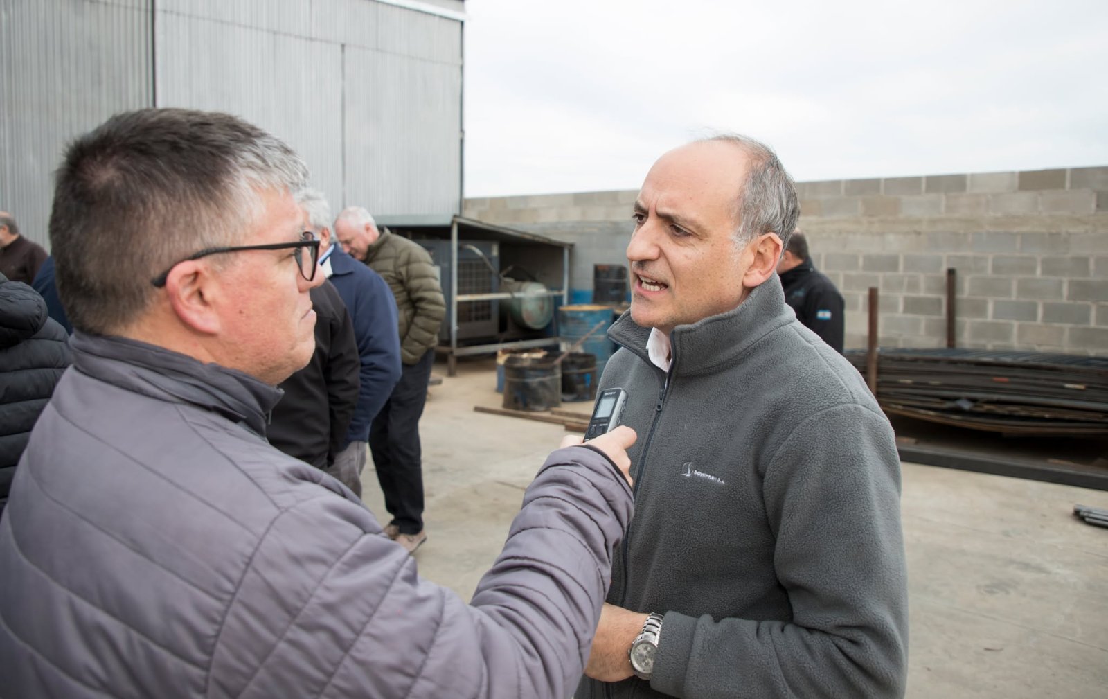 GUSTAVO PICCIONI (AFAMAC) VISIT&Oacute; MONTE MA&Iacute;Z