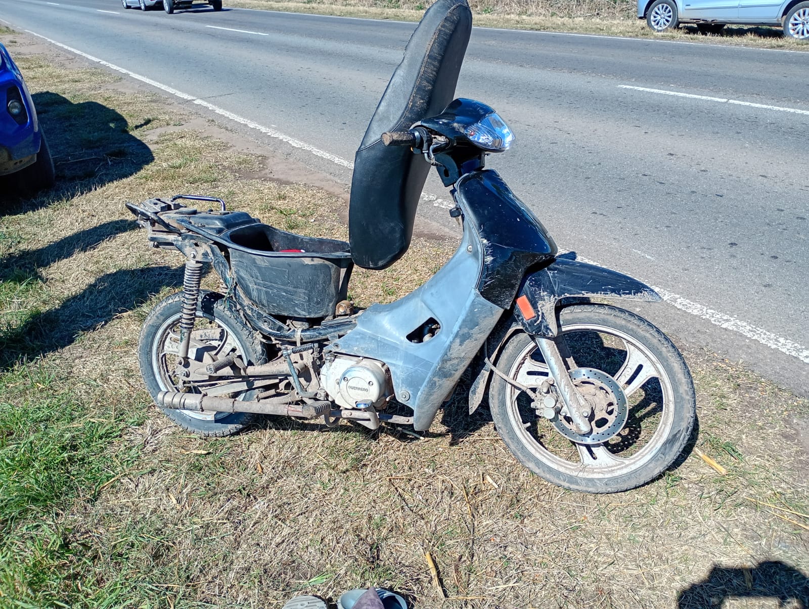 MENOR SE CONDUC&Iacute;A EN MOTO ROBADA EN RUTA 11