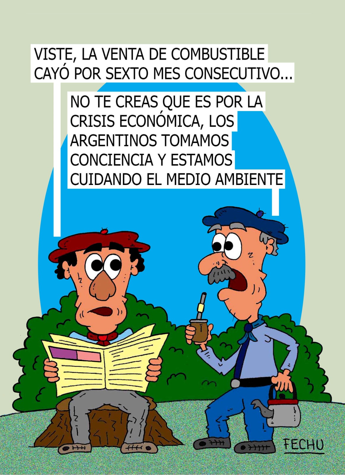 ANTES HAB&Iacute;A FALTANTES DE COMBUSTIBLES